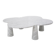 White Carrara Marble Eros Quadrifoglio Coffee Table by Angelo Mangiarotti for Skipper, 1990s