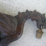 Pair of sconces with ancient dragon decoration
