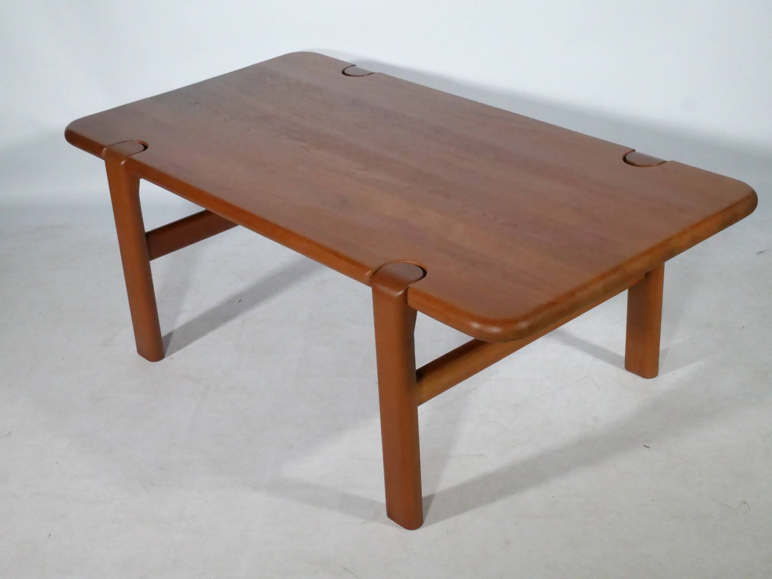 Solid Teak Coffee Table Danish Olsen & Son 1960s