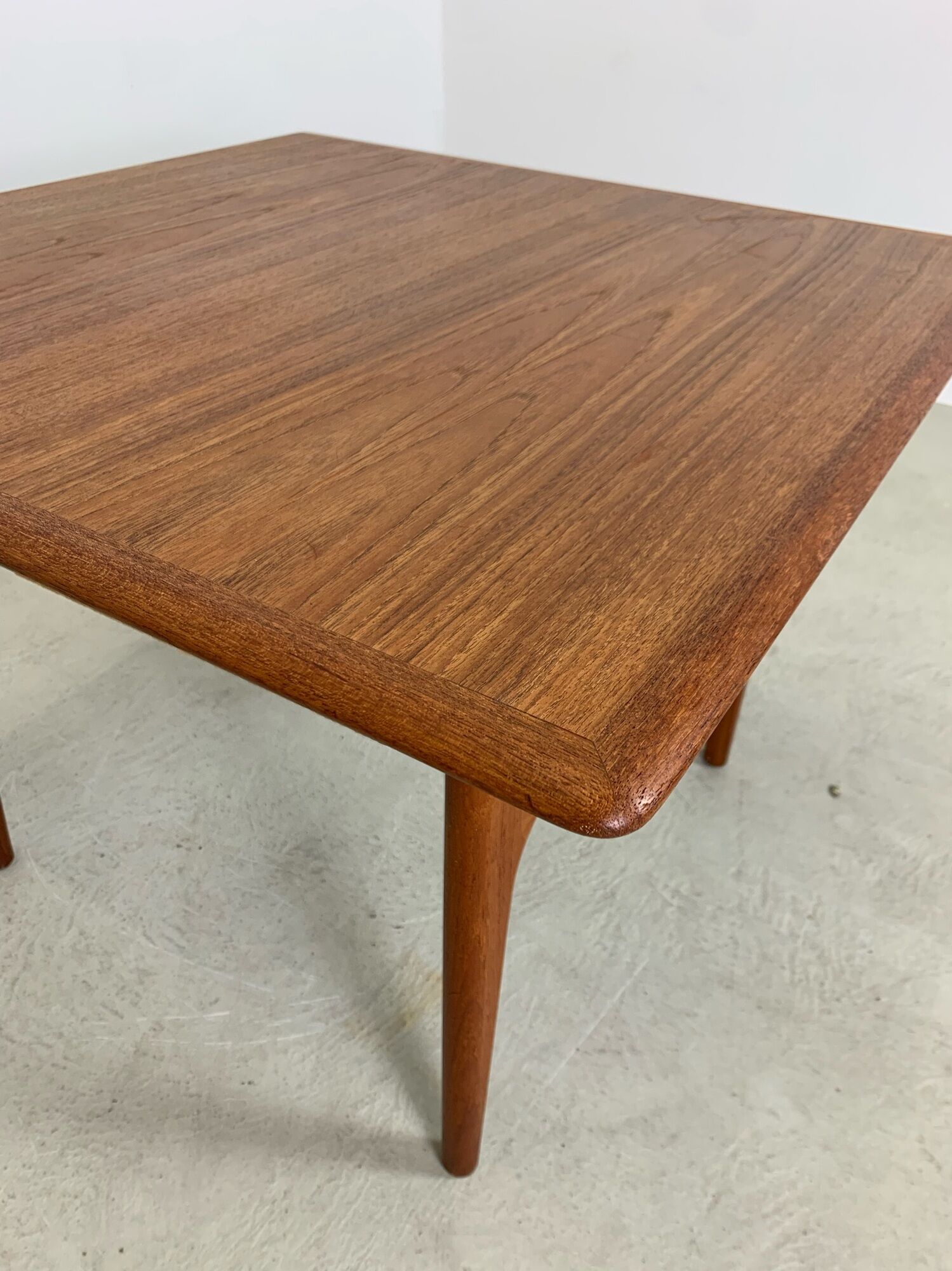 MidCentury Teak Coffee Table with Seagrass by Trioh Denmark, 1960s
