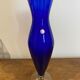 Blue murano glass vase