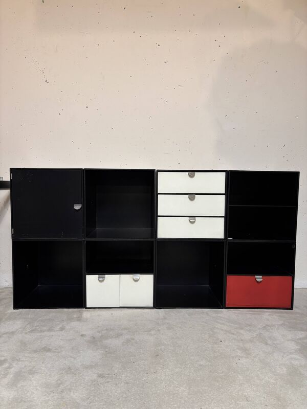 Bibliothèque Palaset Treston Storage Cubes, Finlande 1970