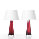Paire de lampes à poser en cristral Model RD 1566