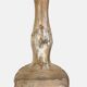 Murano-style smoked crystal soliflore vase with floral decoration - 373008