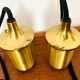 Lampe suspendue en laiton Posa44 double réglable par Florian Schulz
