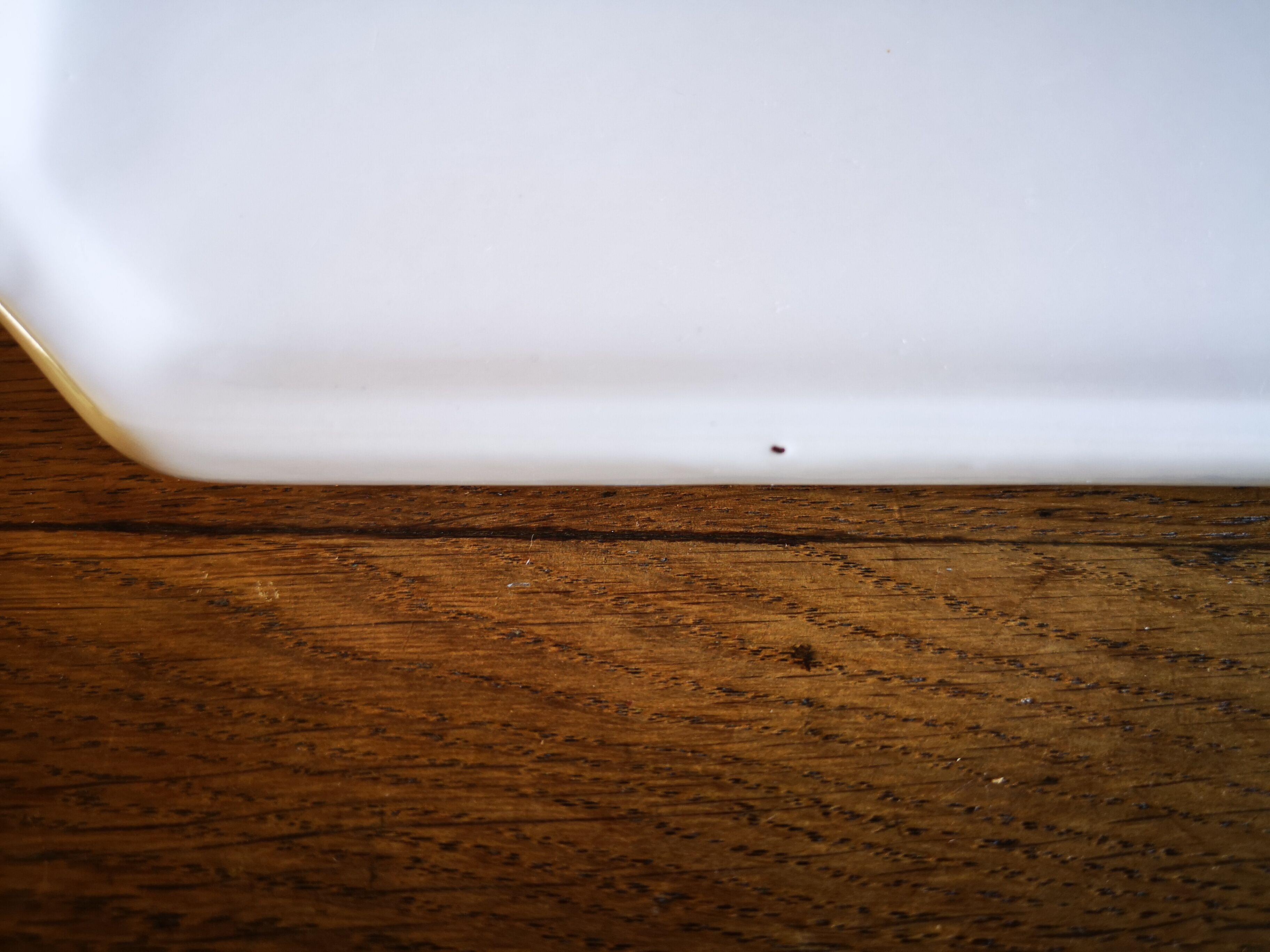 White porcelain wall shelf