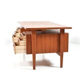 Freestanding Teak Desk by Kai Kristiansen