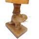Vintage alabaster table lamp with elephant 1960s
