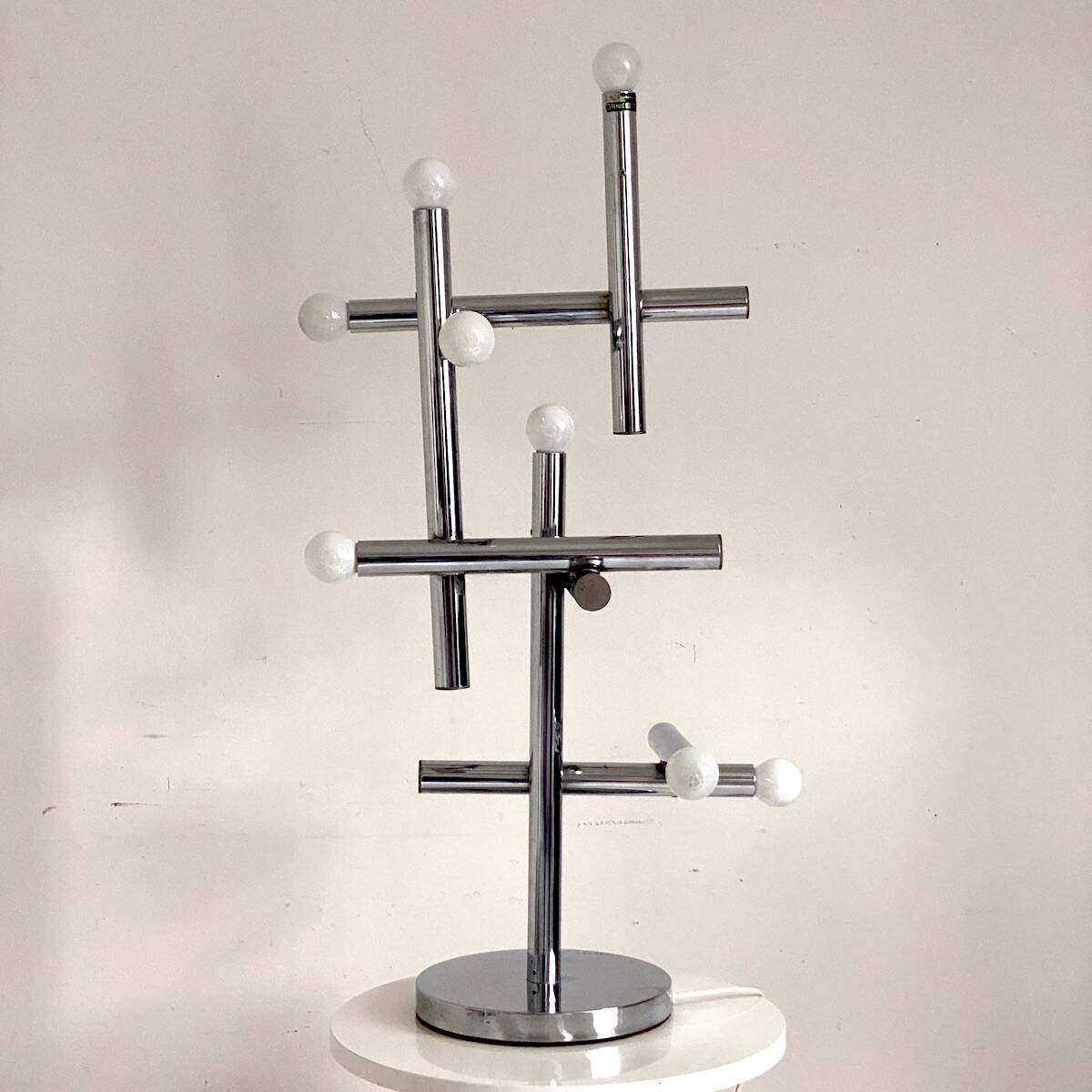 Space age vintage lamp 1970s Temde Made in Switzerland