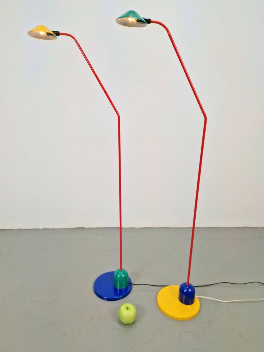 Lampadaires de Happylight, années 1980, ensemble de 2