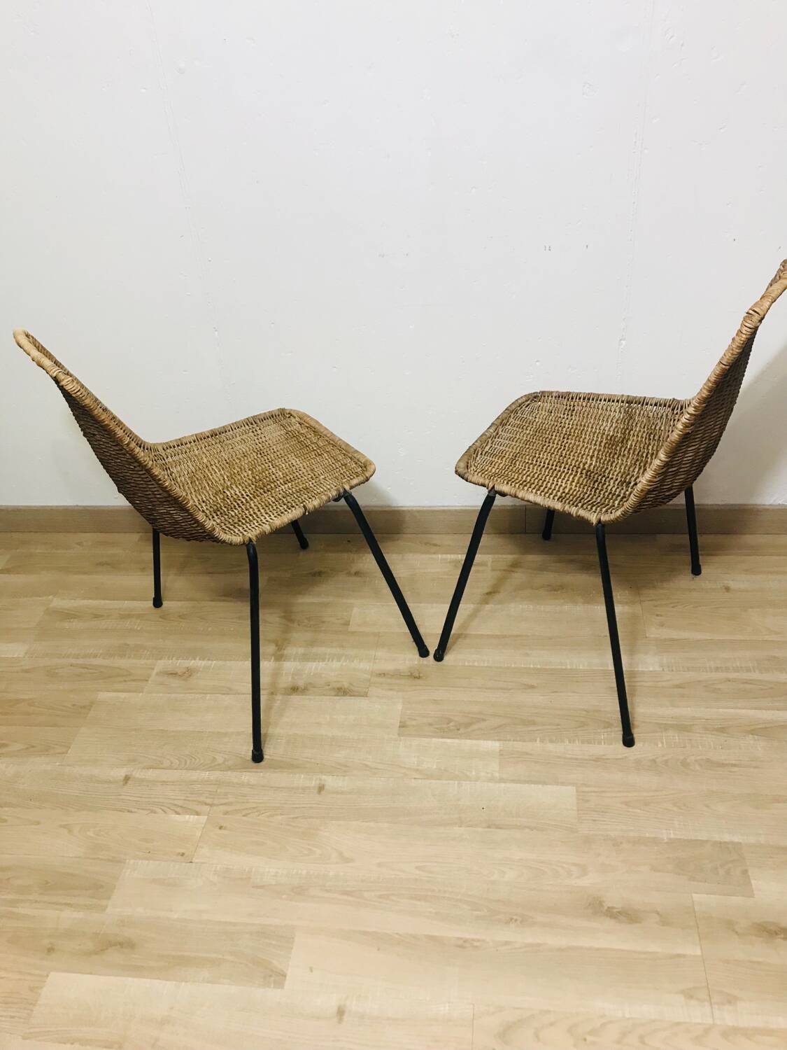 Pair of Gian Franco Legler chairs