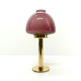 Scandinavian candle holder Hans-Agne Jakobsson Claudia purple L102/32 1960