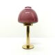 Scandinavian candle holder Hans-Agne Jakobsson Claudia purple L102/32 1960