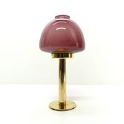 Scandinavian candle holder Hans-Agne Jakobsson Claudia purple L102/32 1960