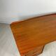 1960s Vintage Curved Teak Writing Desk by Svend Aage Madsen