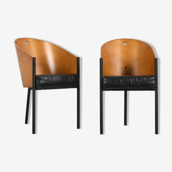 Pair of Costes armchairs by Philippe Starck