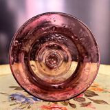 Biot glass tealight candle holder