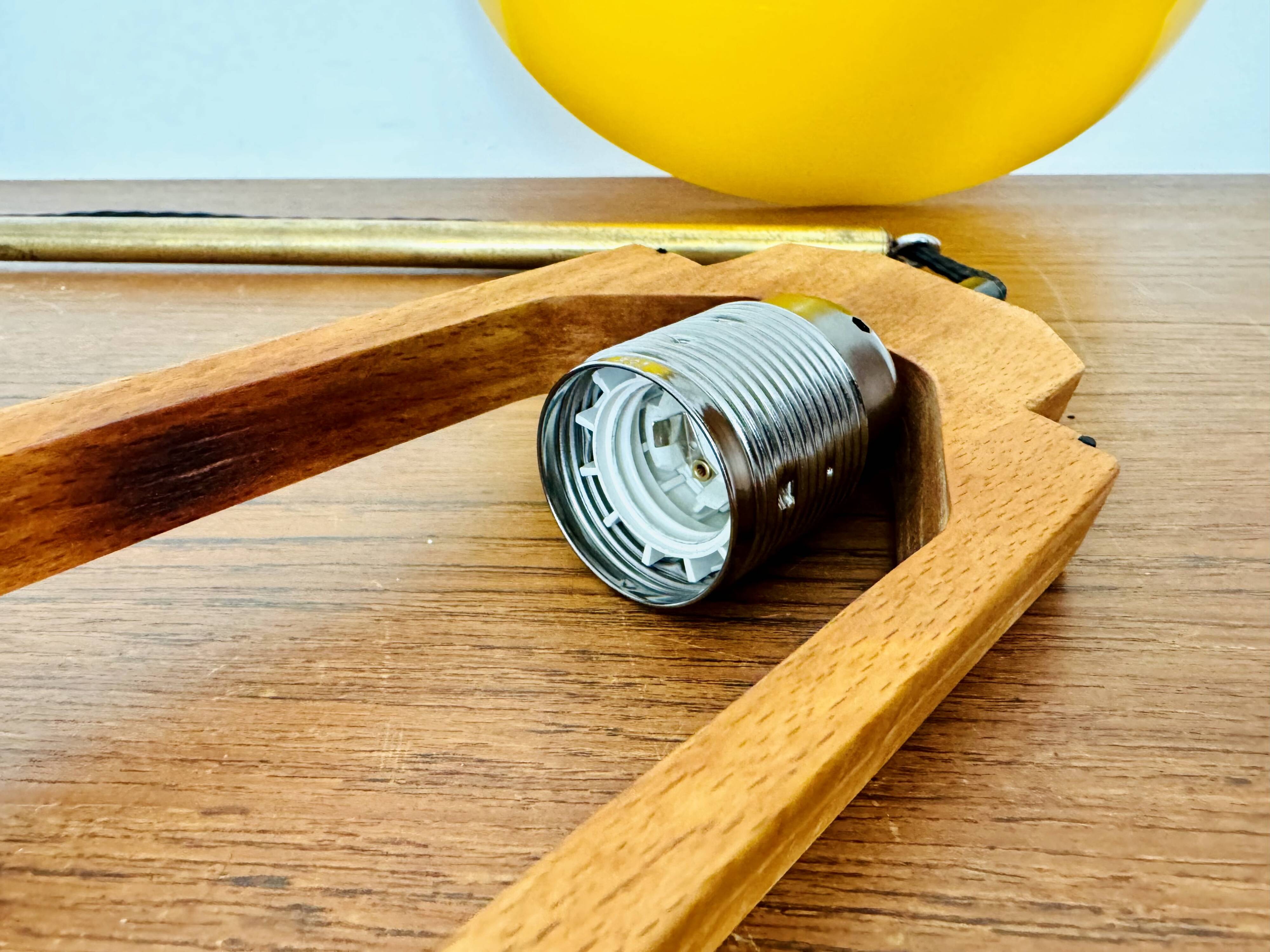 Large Adjustable Brass Wall Lamp