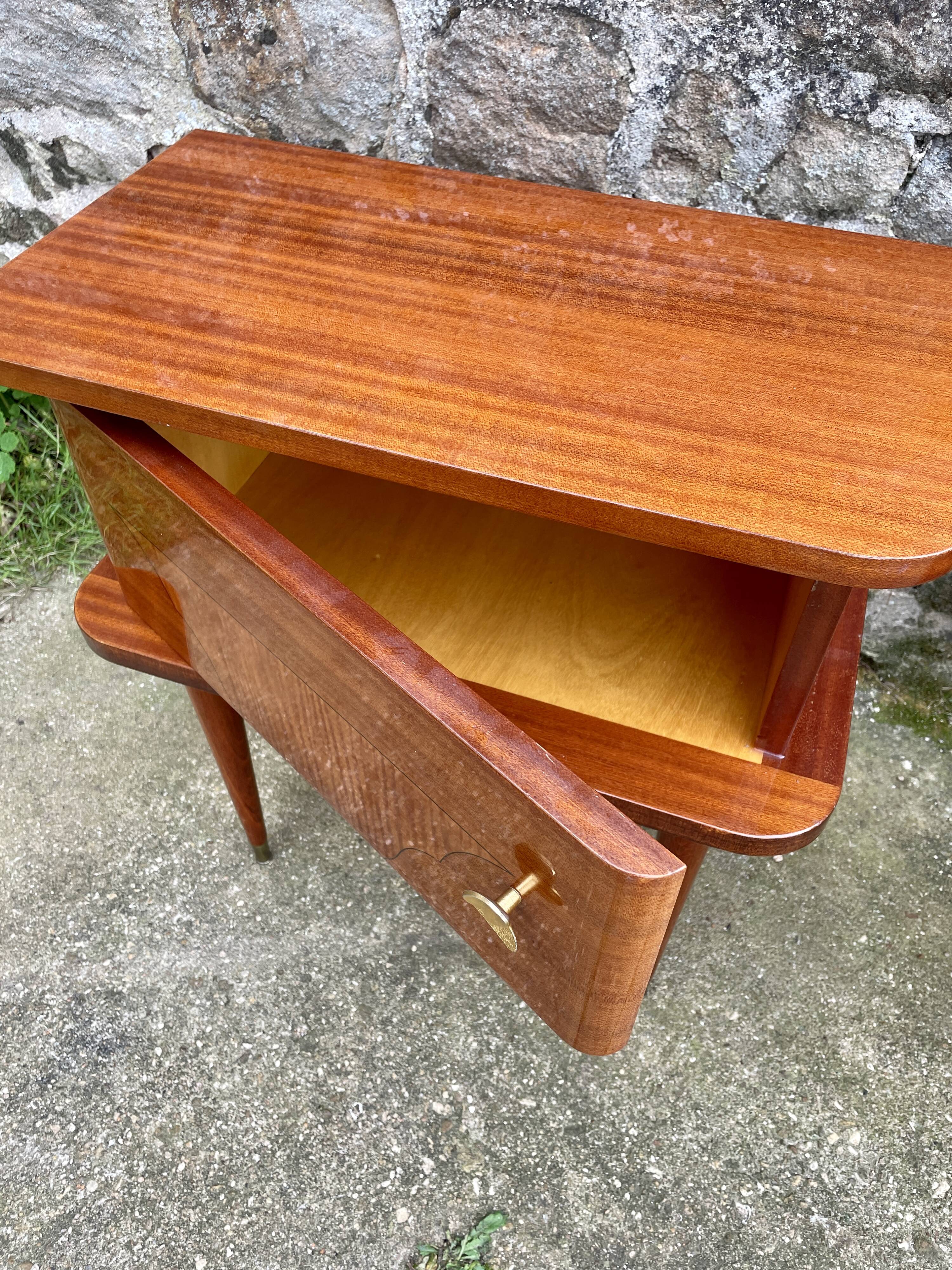 Pair of 1960 bedside tables