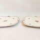 Pair of dessert plates Moulin des Loups St Amand Width 18 cm