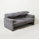 Vico Magistretti Maralunga 2-seater / loveseat for Cassina, Italy, 1980s, g