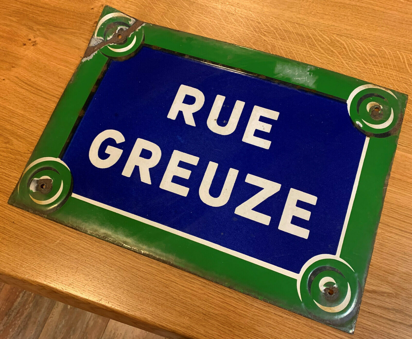 Panneau de rue rue Greuze