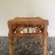 Tabouret en rotin peacock