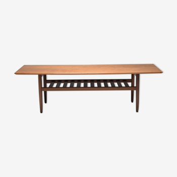 Table basse scandinave teck