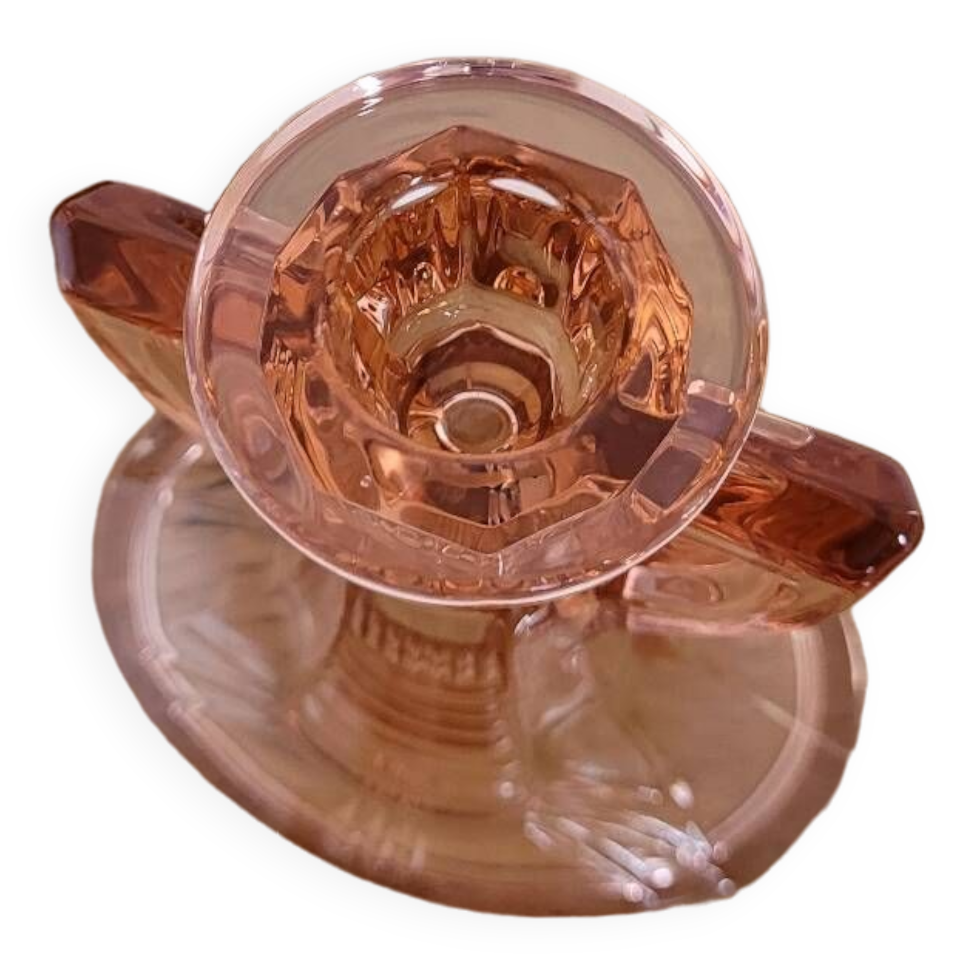 Luxval candle holder by Val Saint Lambert