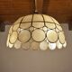 Suspension nacre et laiton 35 cm