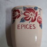 Series of spice pots Mai Digoin Sarreguemines France