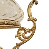 Neo-Louis XV style chandelier - Brass and blown glass