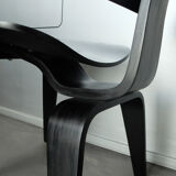 Black DCW chair by Charles & Ray Eames for Herman Miller, 1980