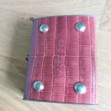 Cote d'Or crocodile skin effect metal advertising box