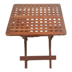 Ancienne table d'appoint pliante
