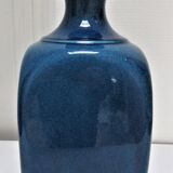 70s cracked blue ceramic lamp