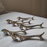 Set of 6 knife holders