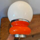 Space age design table lamp in Murano glass by Carlo Nason