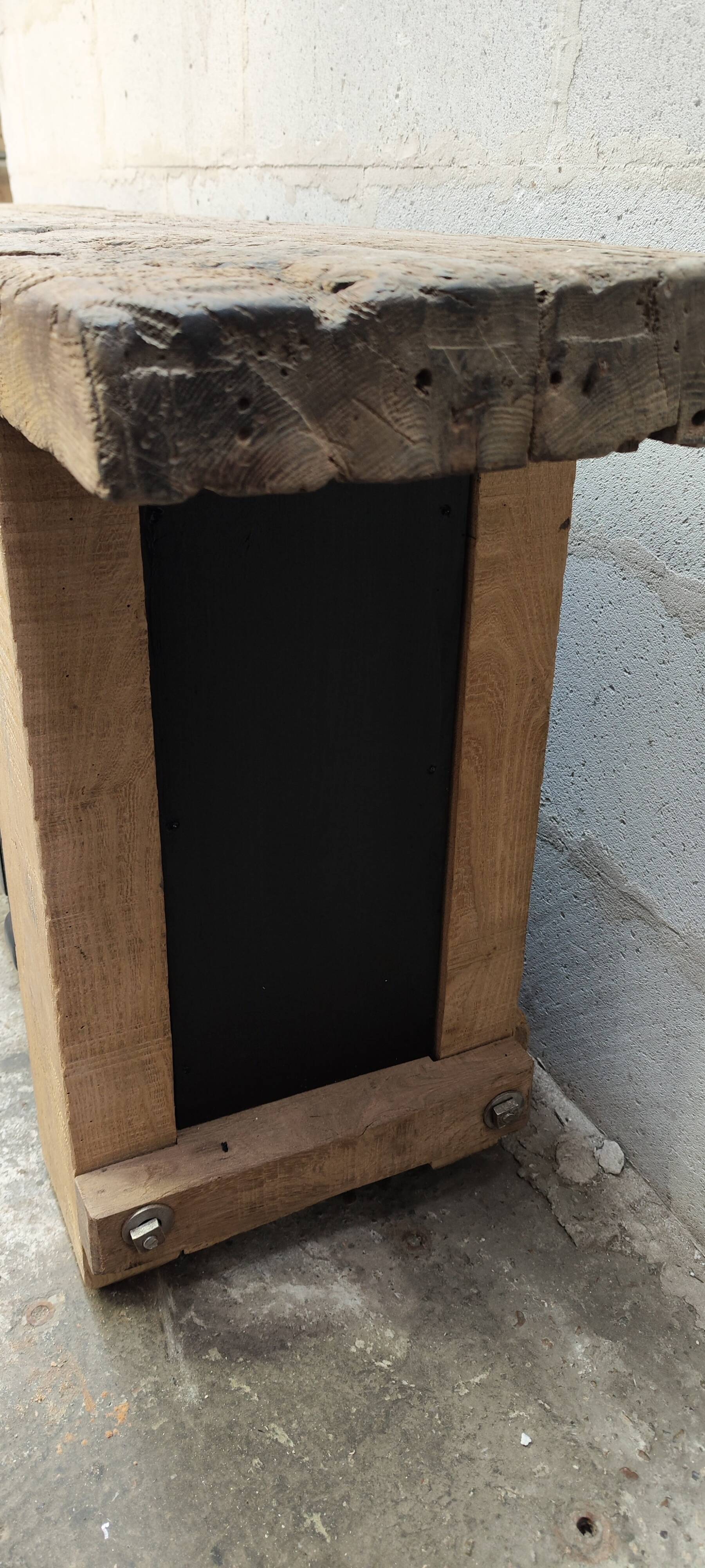 Lille workshop workbench, one door and four drawers