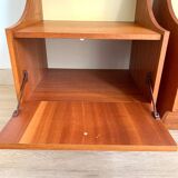 Pair of Scandinavian teak bedside tables