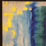 Abstract painting signed and dated 2009