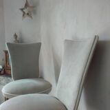 2 cocktail chairs 50s