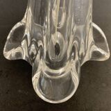 Pied de lampe en cristal de Sèvres, 1960