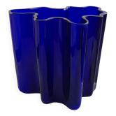 Cobalt blue glass vase, Denmark