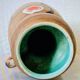 Blumenkrug ceramic flower vase with colorful points 50er years ceramics