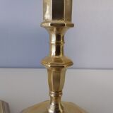Pair of brass candlesticks