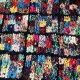 Handmade boucherouite carpet  - 255x190cm