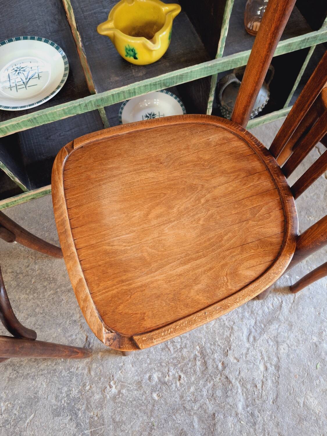 Old bistro chairs