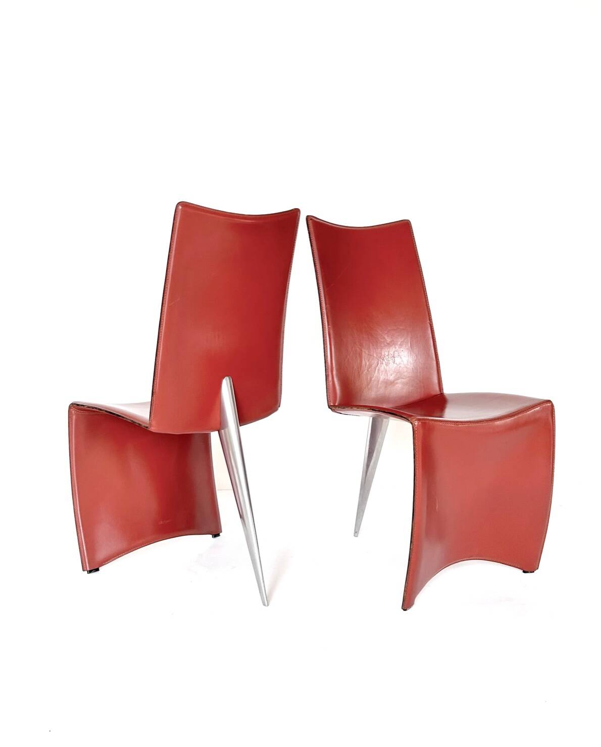 4 chaises "Ed Archer" , Philippe Starck, Driade, 1980's