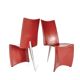 4 chaises "Ed Archer" , Philippe Starck, Driade, 1980's
